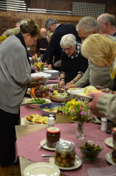 Cheese and Charcuterie Buffet at Quiz Evening 