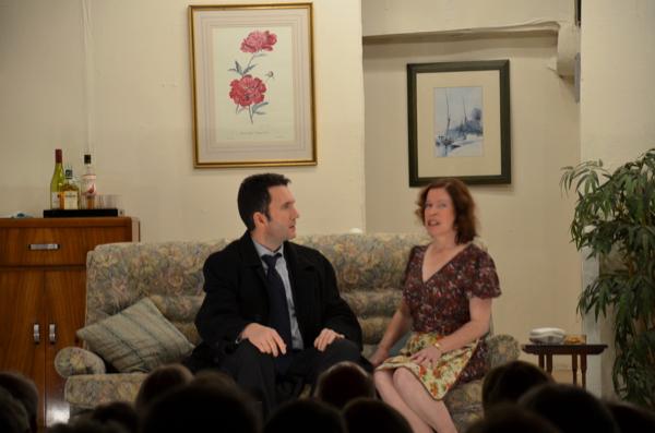 Henry and Jean Perkins at home in 42 Elgar Avenue